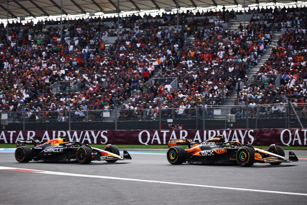 Open war between Max Verstappen and Lando Norris at the Mexican Grand Prix