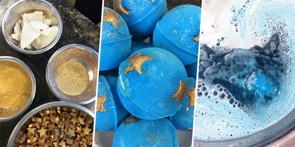 Demo bombe de bain lush l Bath bomb - Shoot for the stars - noël 2016 