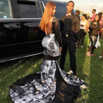 black lives matter prom dress