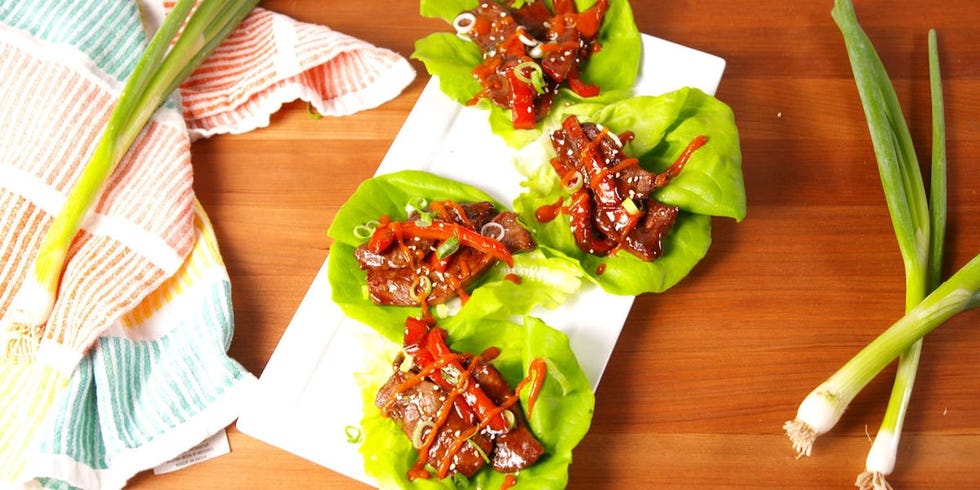 hibachi steak lettuce wraps