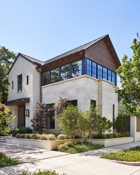 front of home with garden and patio