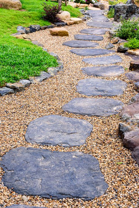 Front Yard And Backyard Landscaping Ideas, Crushed Stone Landscaping Ideas