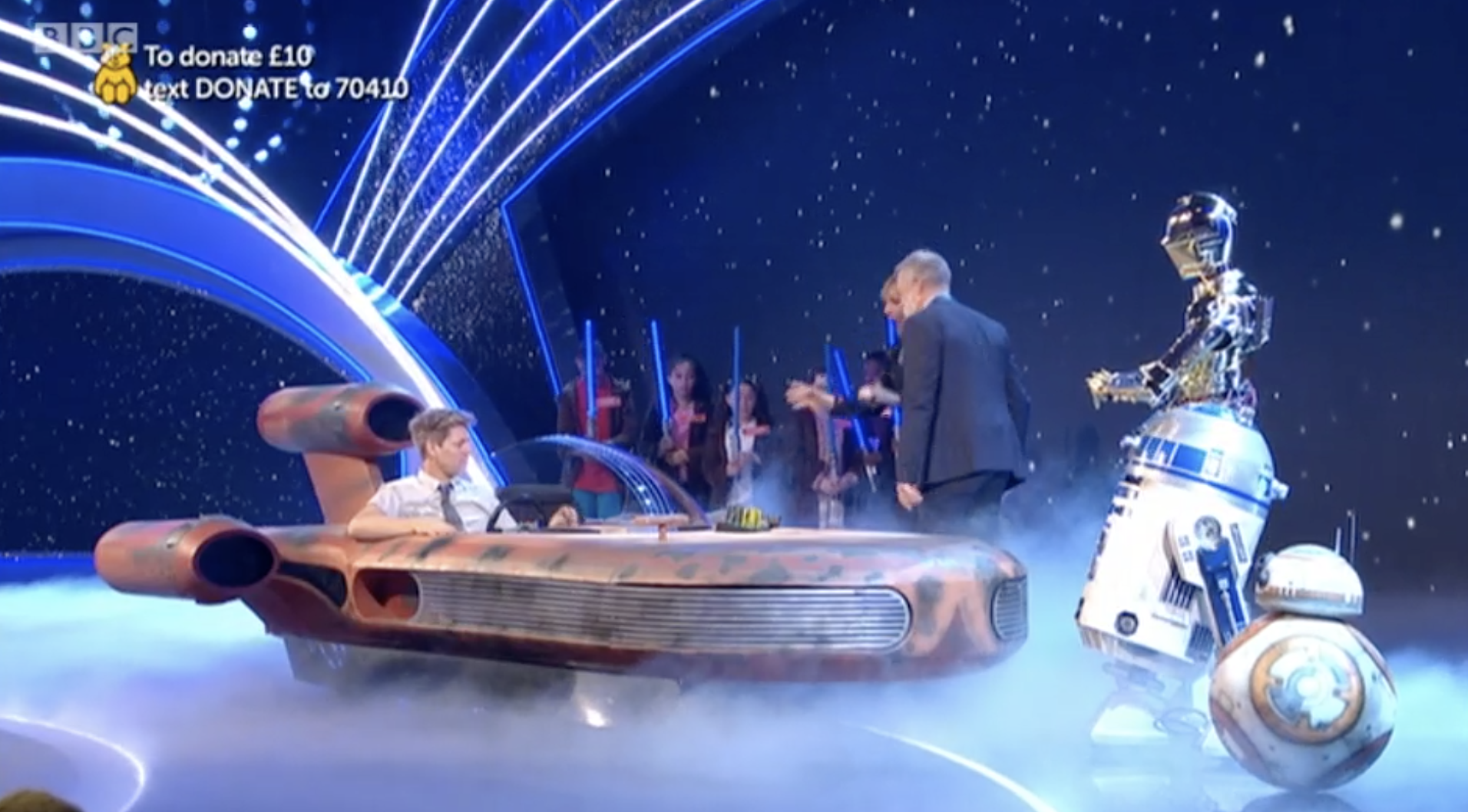 A young Luke Skywalker visits Blue Peter to 'explain' Star Wars to British  children