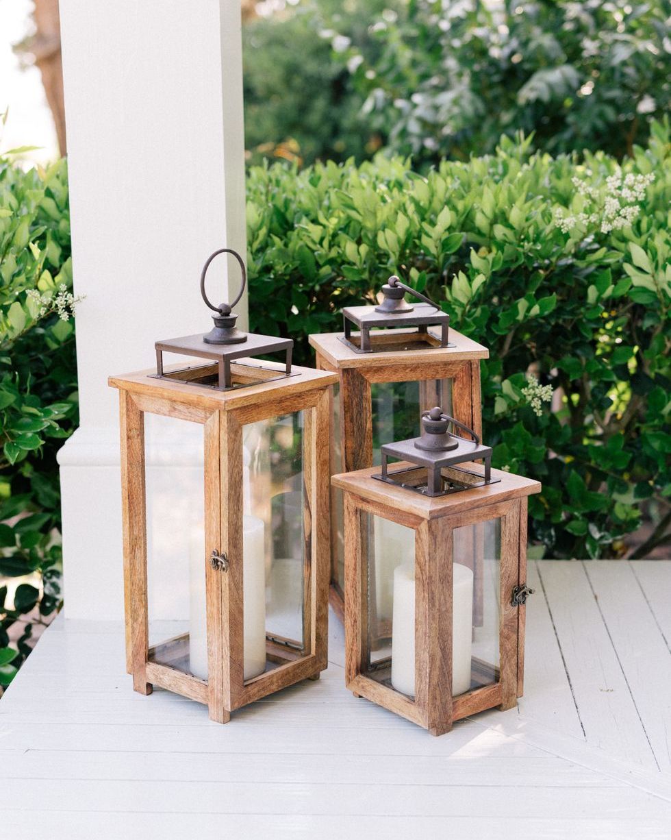 outdoor fall decorations lanterns
