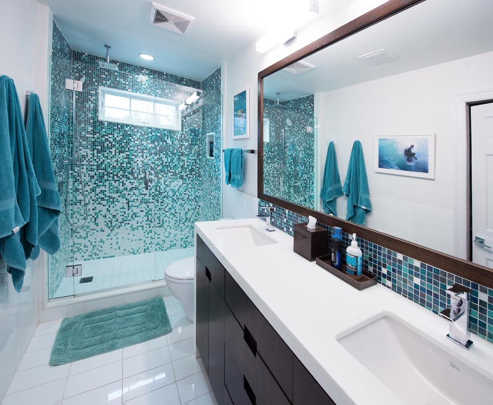 Stunning Blue Green Bathroom Decorating Ideas