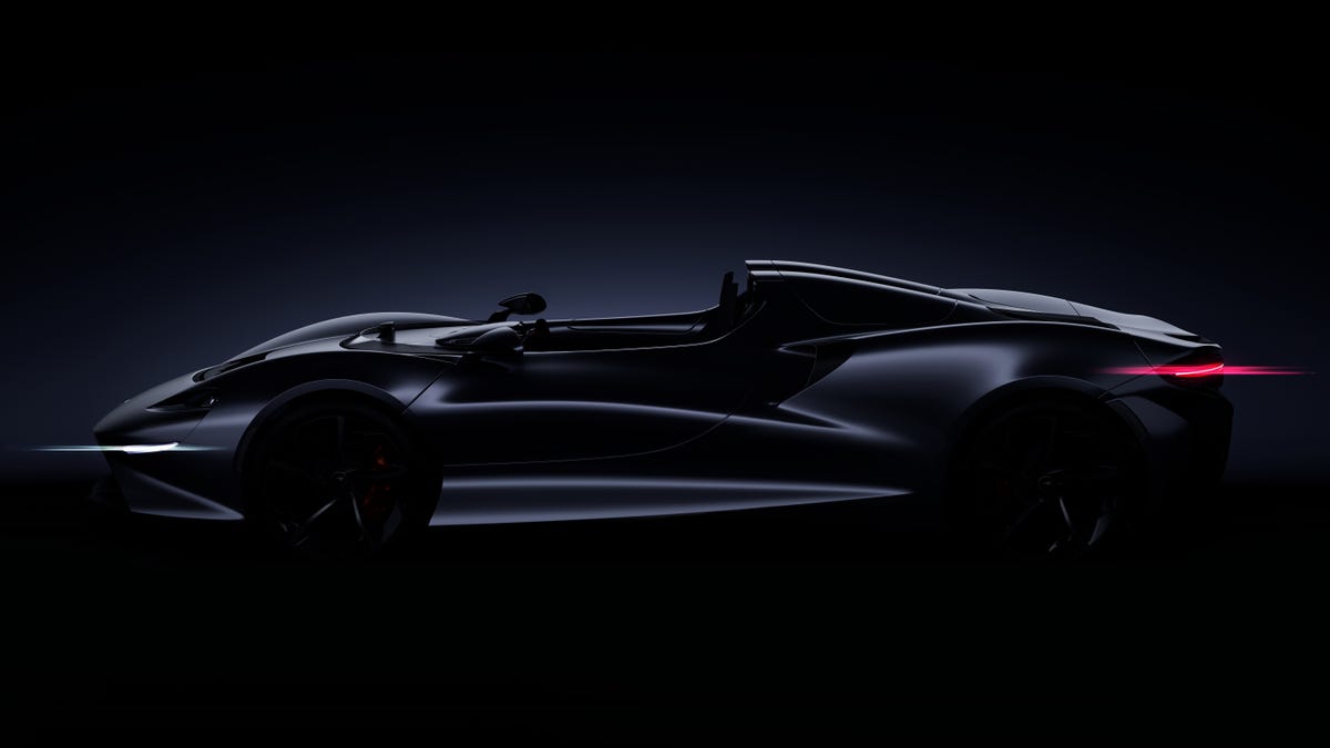 McLaren Teases Upcoming Open-Cockpit Two-Seat Roadster Supercar