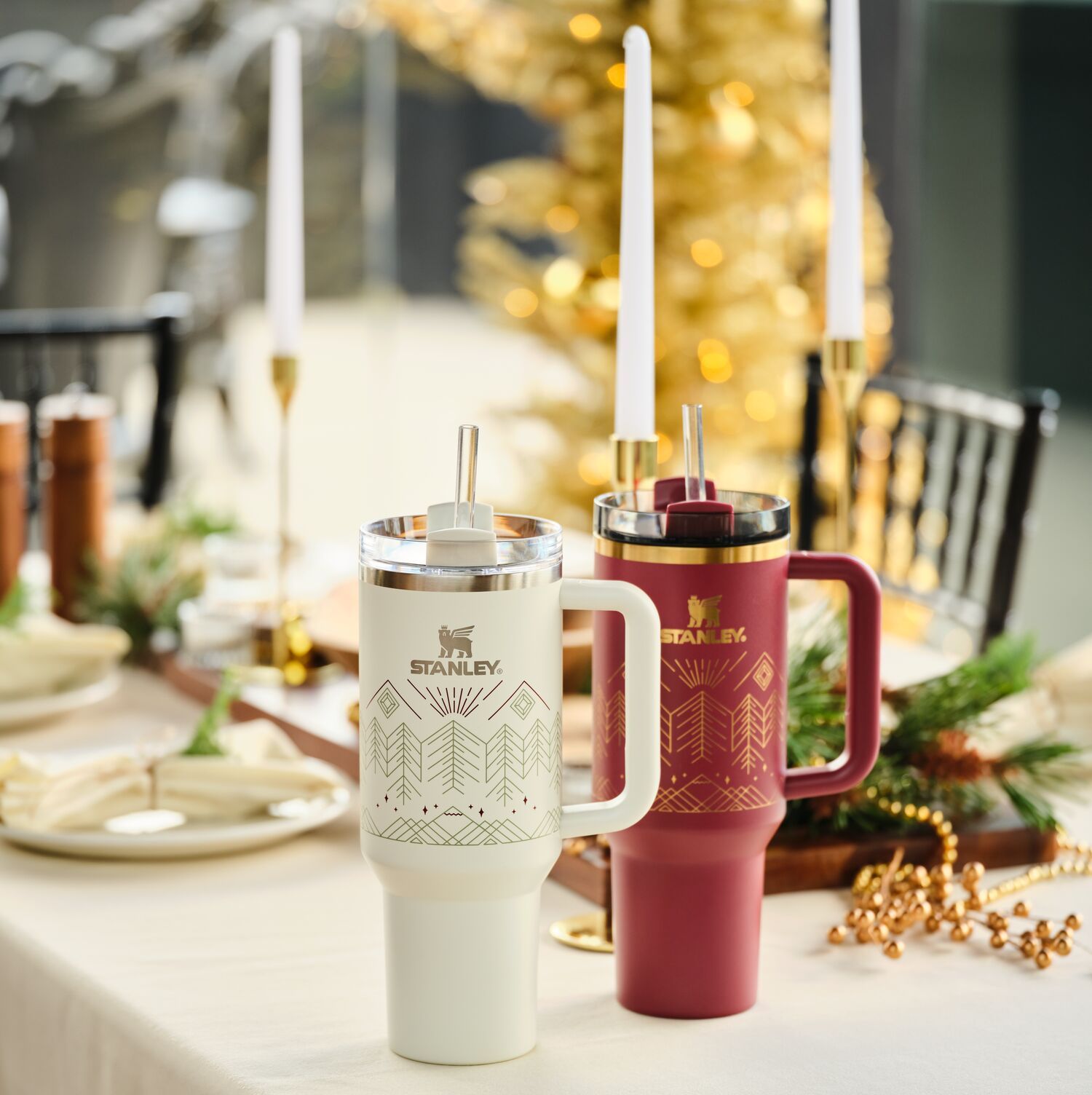 Stanley Debuted Holiday-Themed Quencher Tumblers