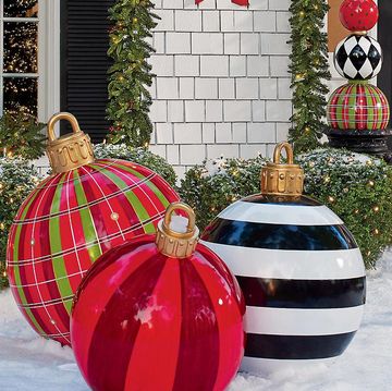 large outdoor christmas ornament