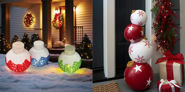 large outdoor ornaments