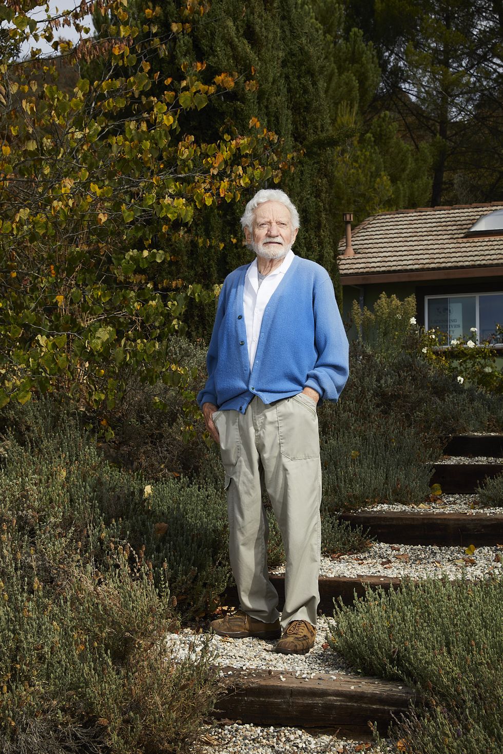 larry udell photographed in october 2021 in his home in sonoma county, california