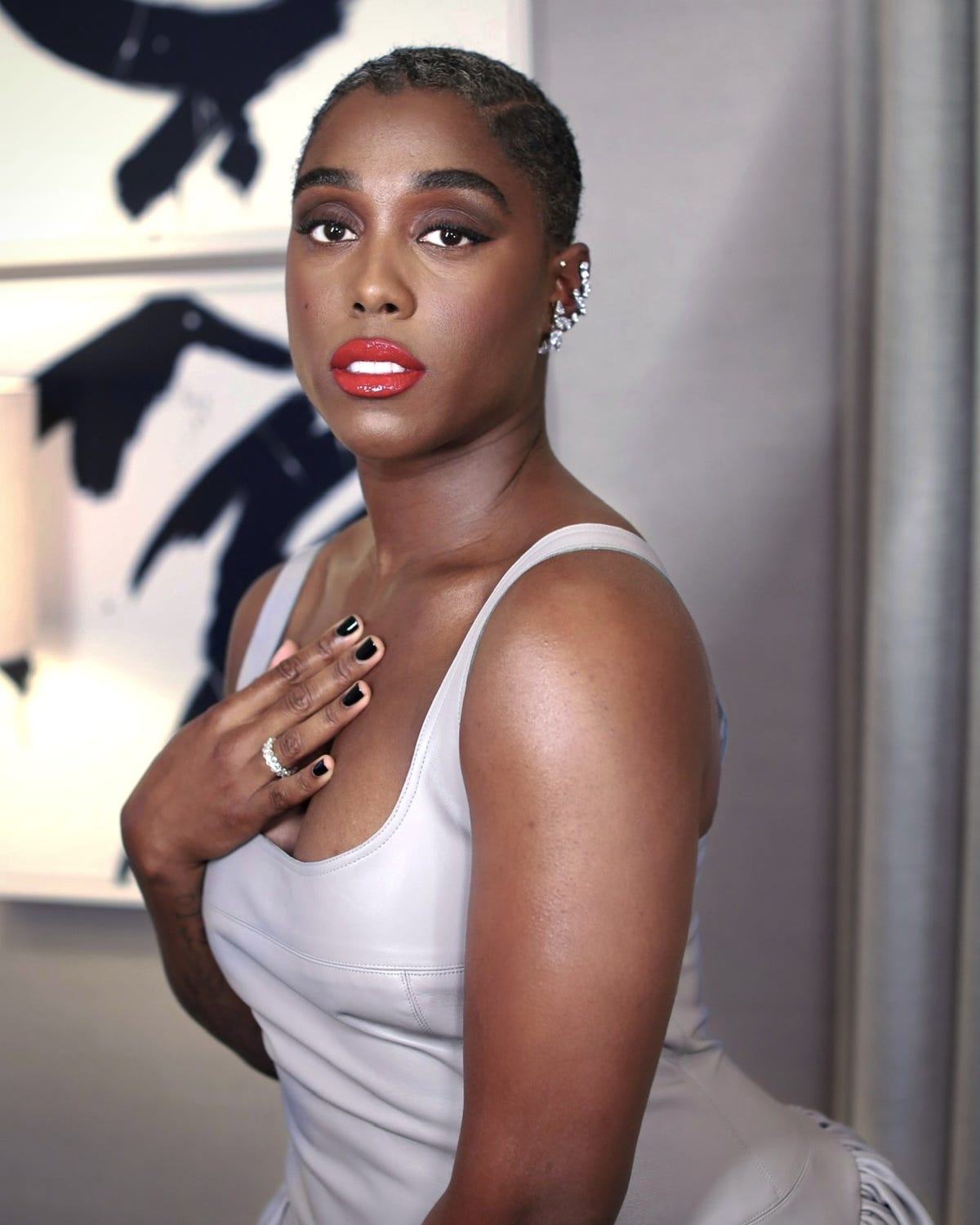 Behind The Scenes With Lashana Lynch and Alex Babsky At TV's BAFTA Awards