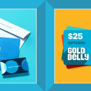 warby parker, gold belly gift cards