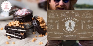 cookies and tacklebox