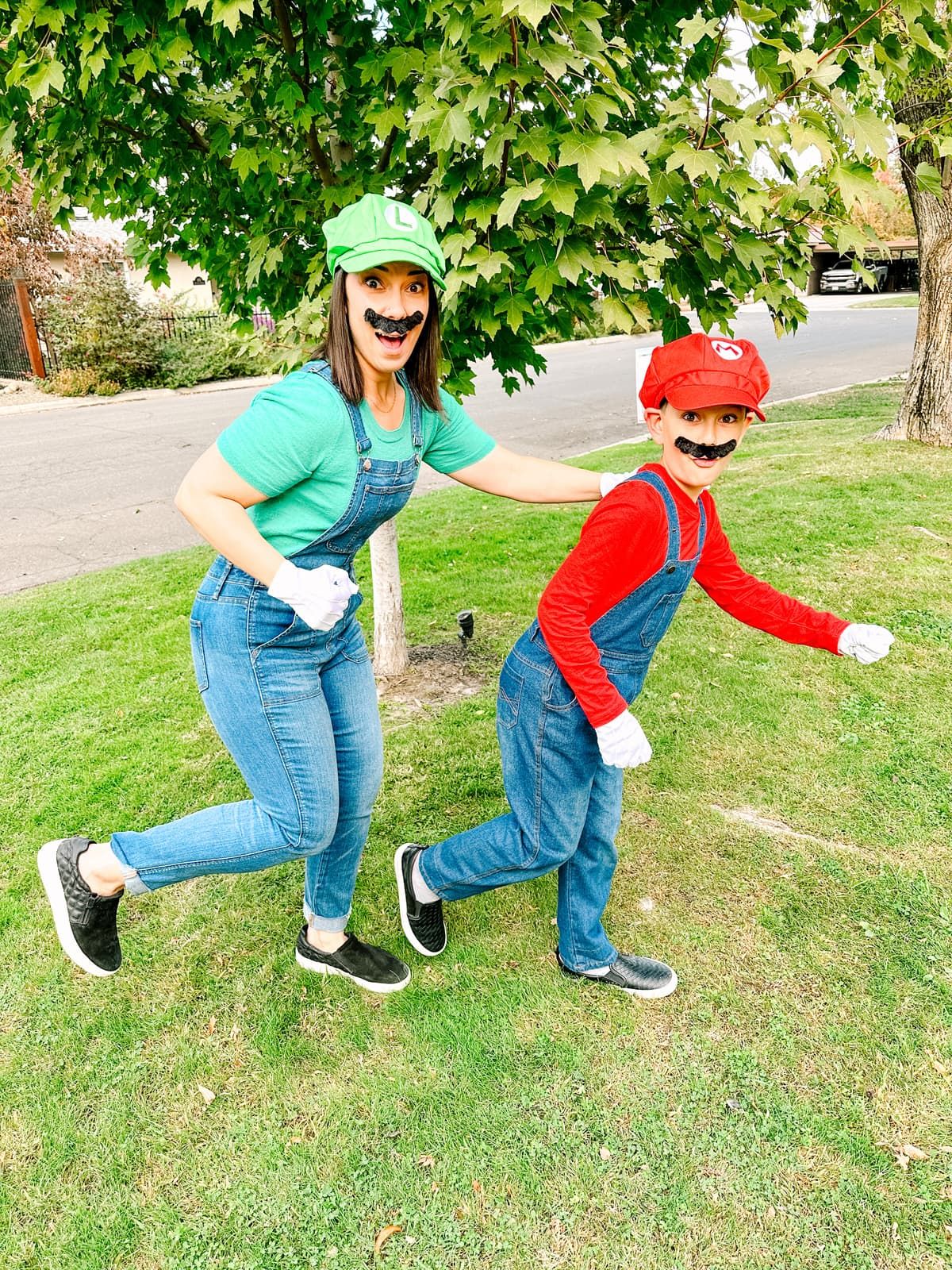 mario and luigi costumes for women