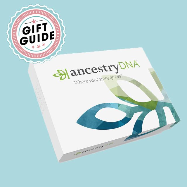 ancestry dna and a green water bottle bag