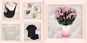 hammock, flower art, lovepop bouquet card, pajama set, mama journal