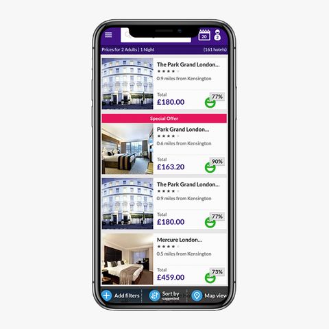 LateRooms hotel booking app
