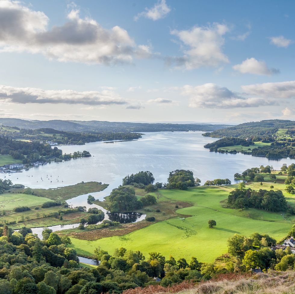 a late summer english lake district view