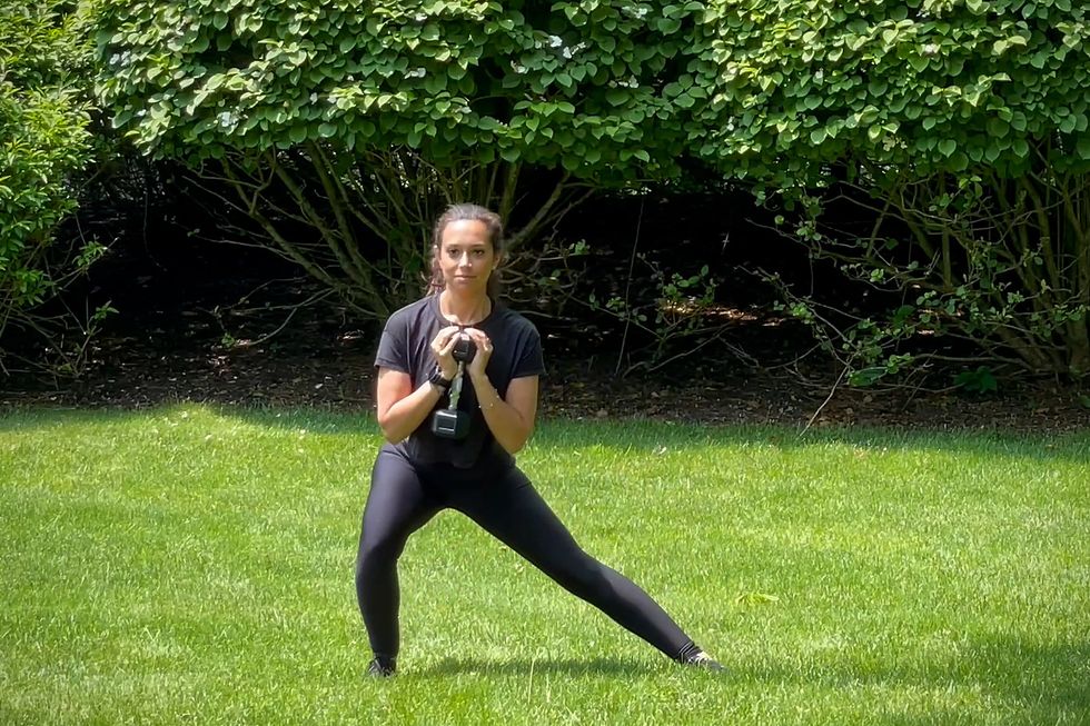 lateral exercises, lateral lunge