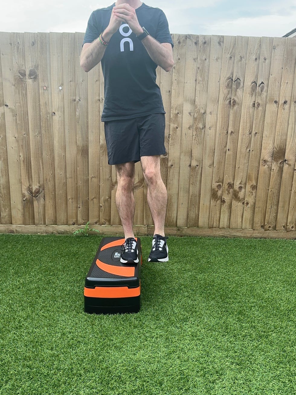 lateral step up and down exercise meniscus tear
