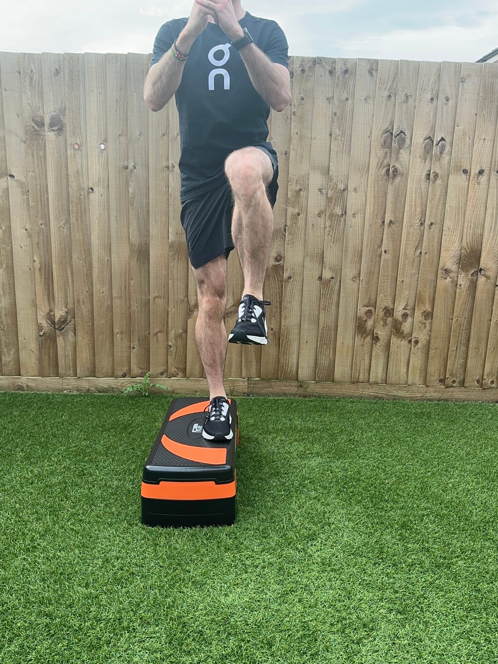 lateral step up and down exercise for meniscus tear