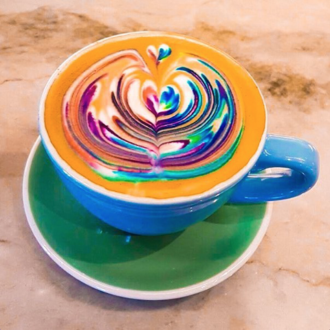 Cup, Cup, Coffee cup, Sweetness, Food coloring, Food, Saucer, Serveware, Coffee, Lollipop, 