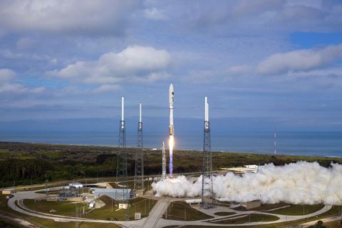 Launch of Atlas V rocket carrying X-37B Orbital Test Vehicle