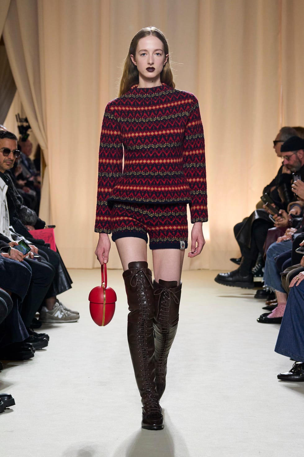 thigh high boots runway trend