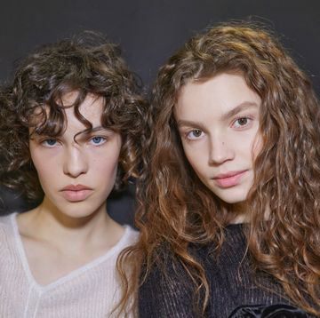 two girls with wavy hair