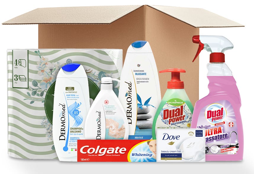 Essential cleaning supplies pack Age UK