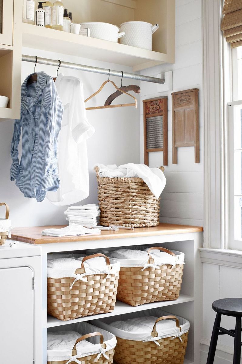 Laundry Room Accessories: Baskets & Storage Ideas