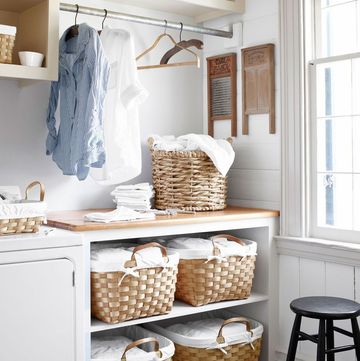 laundry room ideas baskets