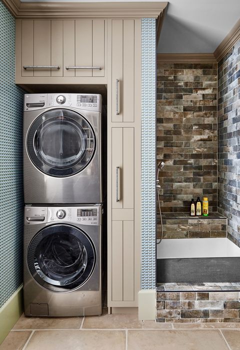 major appliance, laundry room, washing machine, room, home appliance, laundry, property, tile, clothes dryer, door,