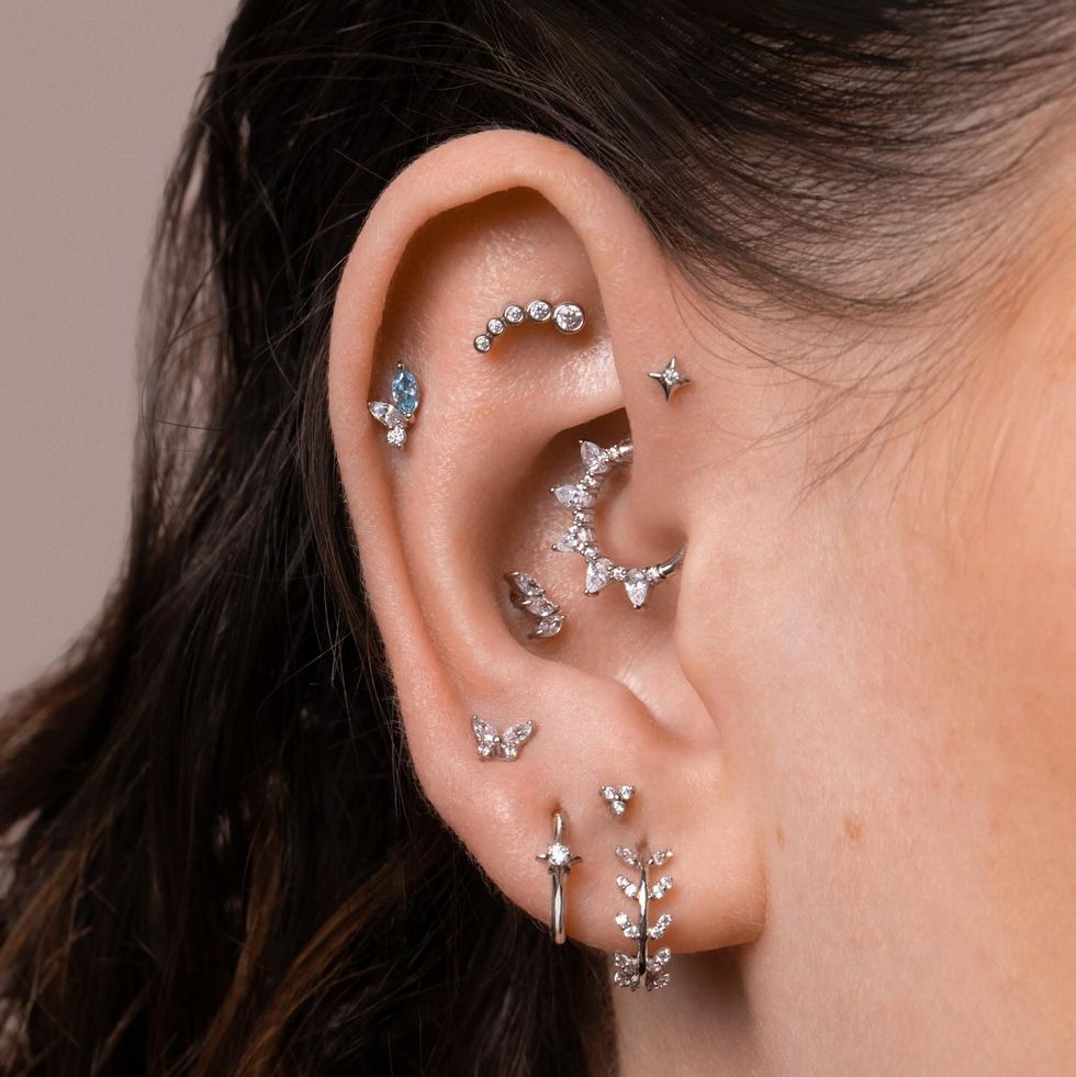 laura bond cartilage earrings