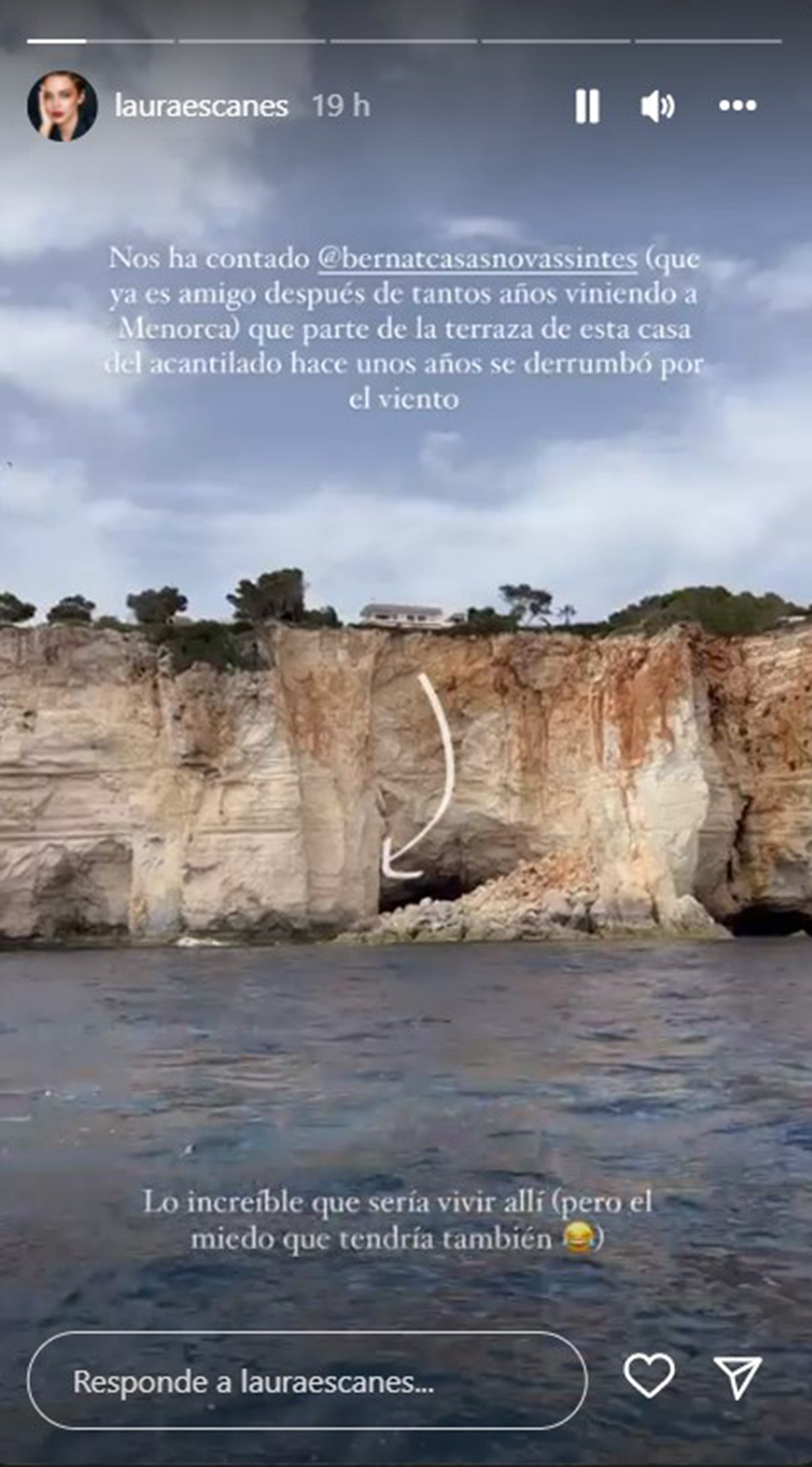 laura escanes de vacaciones en menorca