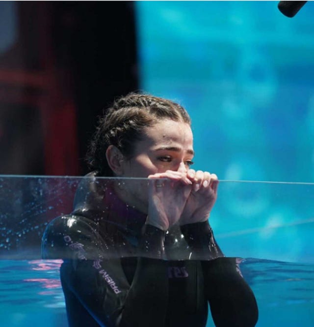 laura escanes y su prueba de apnea en 'el desafío'