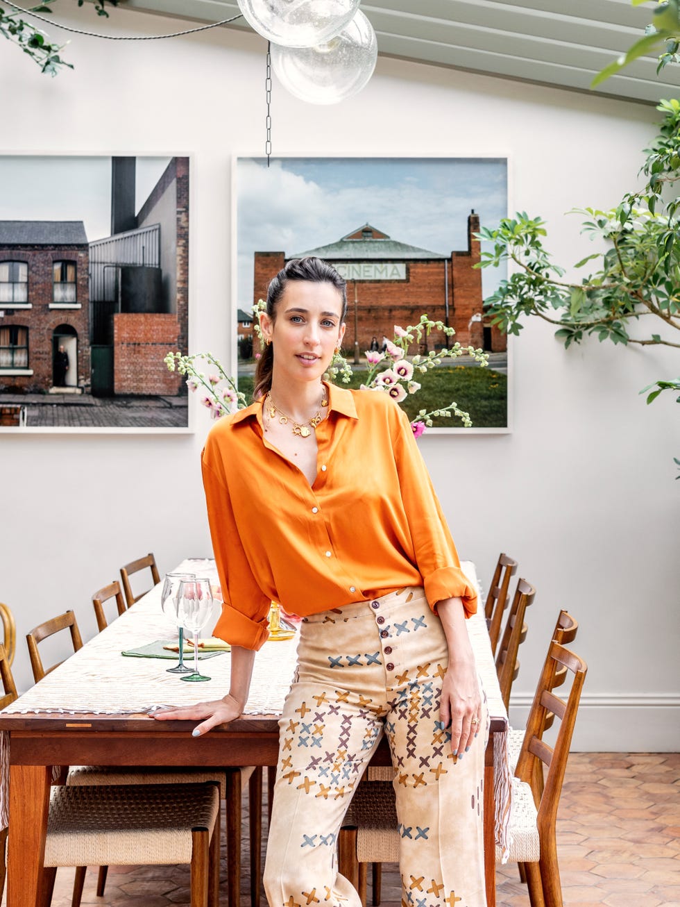 laura jackson in the dining room of her london home