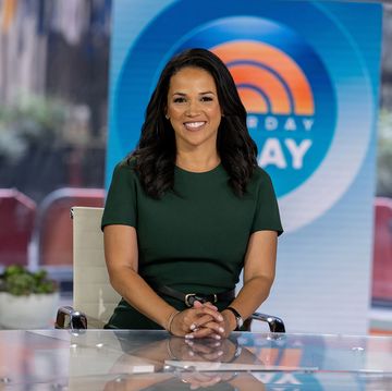 laura jarrett sits behind the today show desk