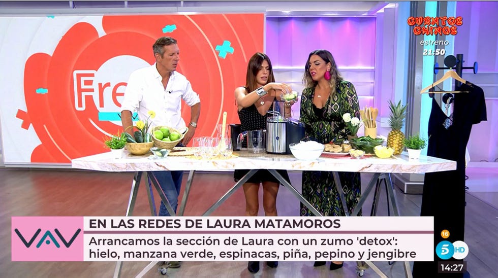 laura matamoros se estrena en el programa vamos a ver con su nueva sección