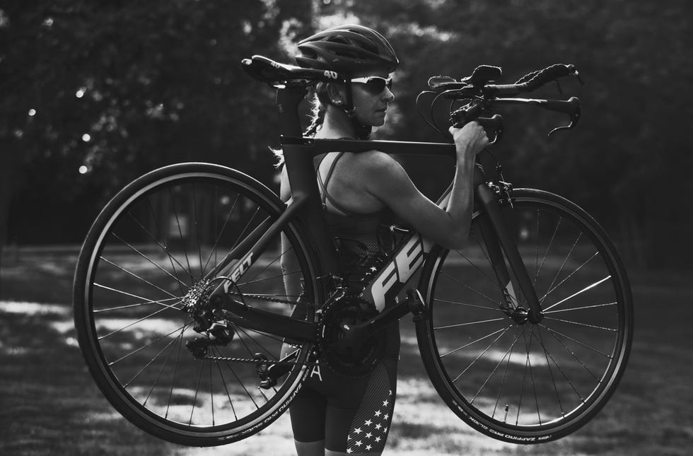 laura mcdonald, triathlete, photographed while training in los angeles, ca in august 2019