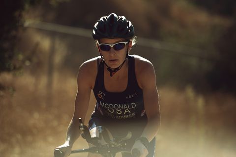 laura mcdonald, triathlete, photographed while training in los angeles, ca in august 2019
