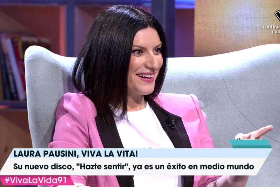 Laura Pausini visita a Toñi Moreno en 'Viva la vida'