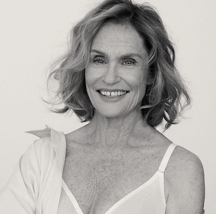 Lauren Hutton Strips Down to Model Sheer Lingerie at 78 for a New Campaign
