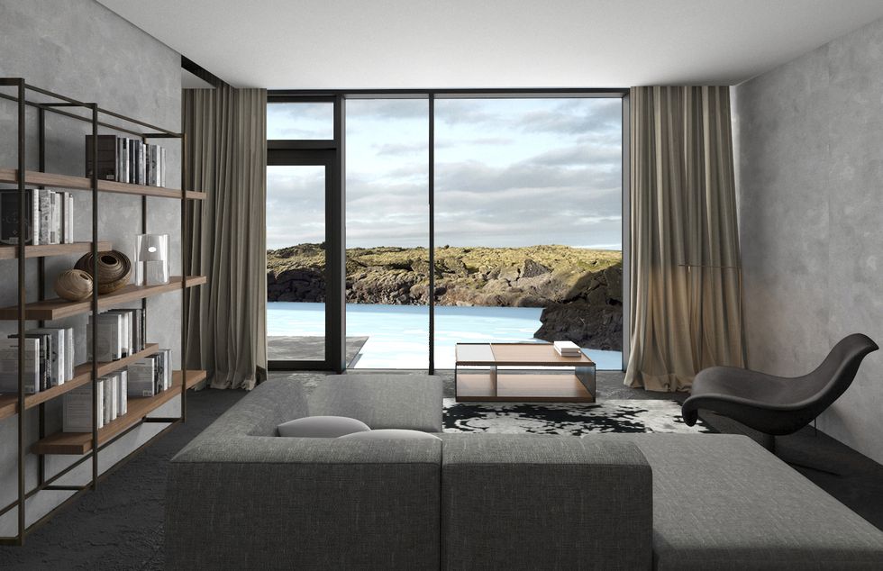 lava cove and moss hotel iceland
