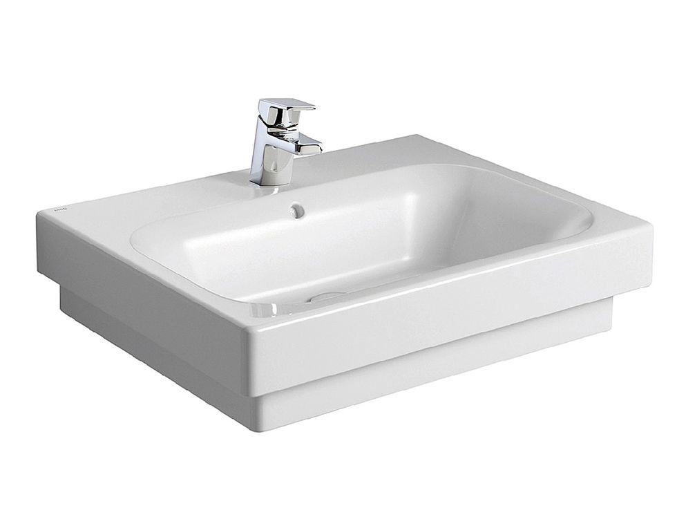 Sink, Bathroom sink, Plumbing fixture, Bathroom, Room, Ceramic, Plumbing, Drainage basin, Rectangle, 