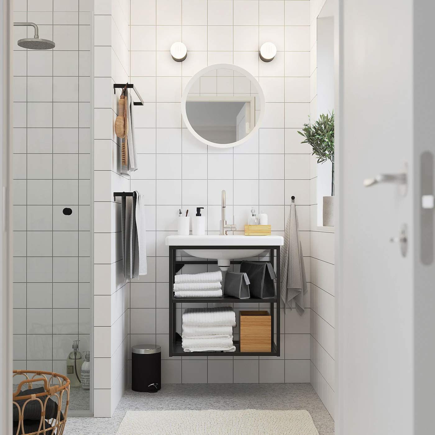 Inhalar esquema Días laborables 25 lavabos con mueble ideales para un baño pequeño