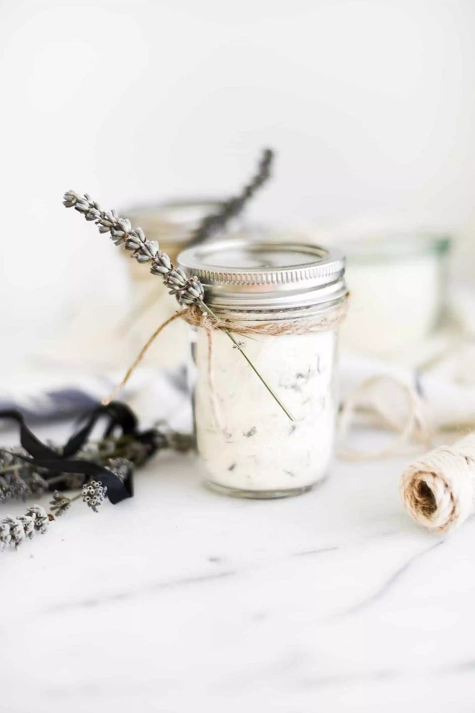 lavender bath soak gift jars