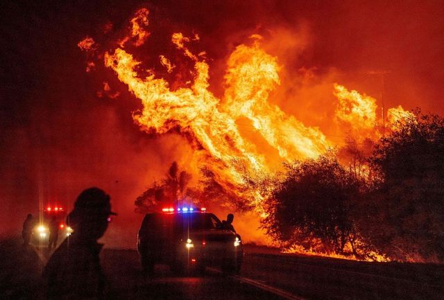 カリフォルニアの山火事