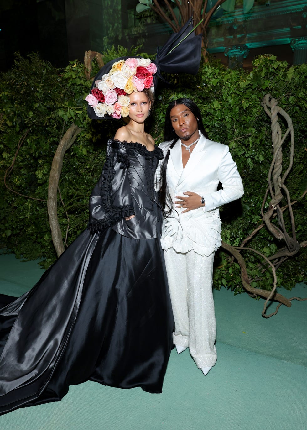 law roach and zendaya at 2024 met gala