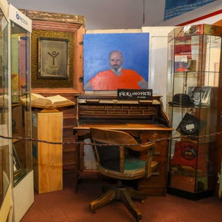 lawrence ferlinghetti at home exhibit